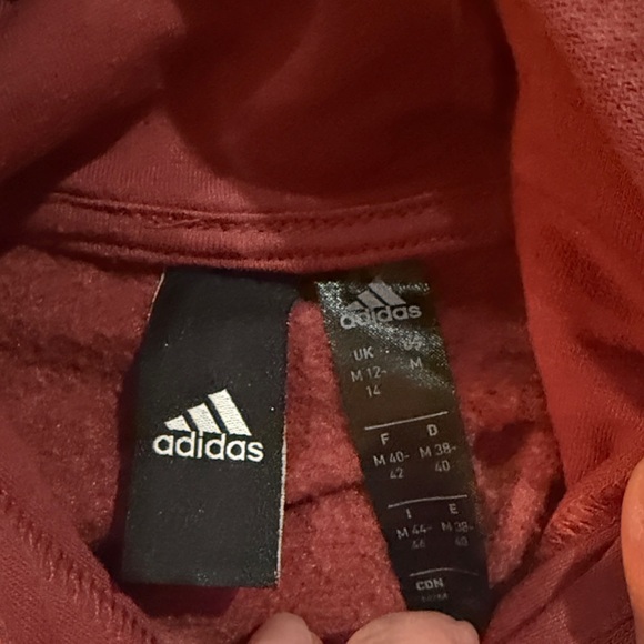 Adidas Maroon and Light Blue Hoodies - Picture 3 of 5